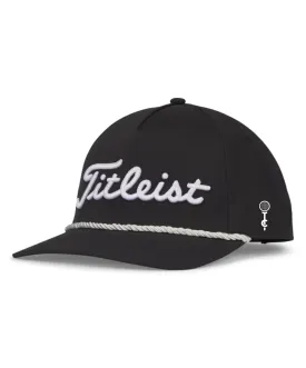 2024 The Clubroom x Titleist Tour Rope Cap - Black / White