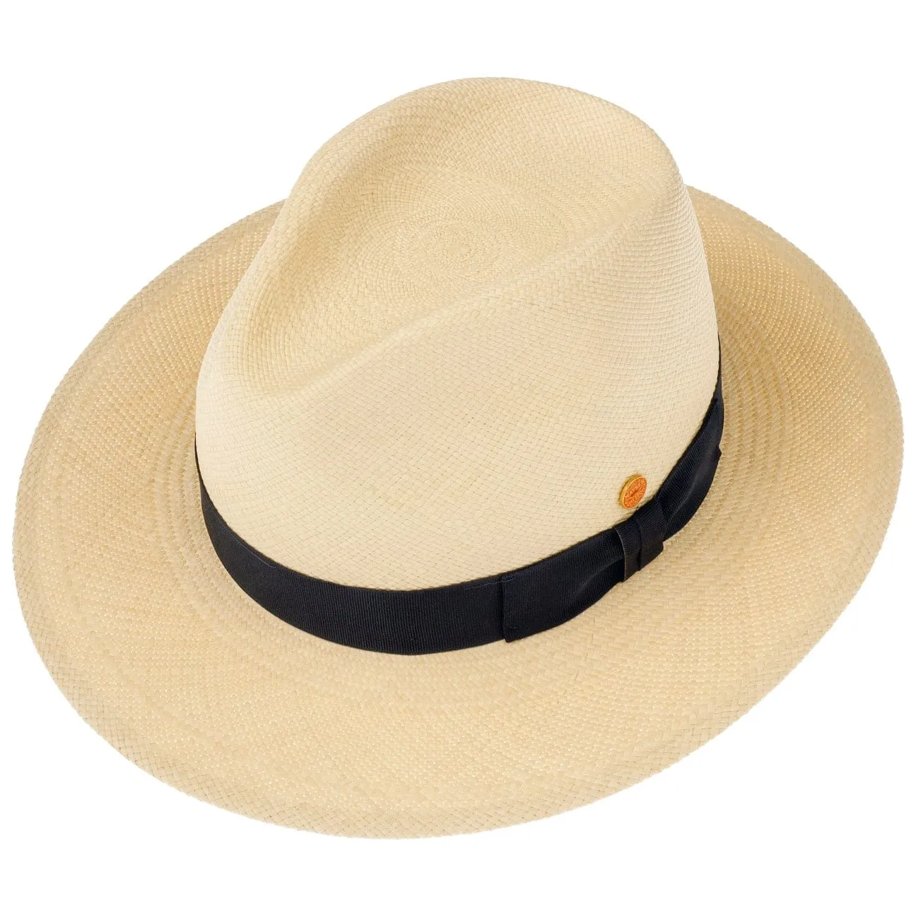 Blue Menton Panama Straw Hat by Mayser