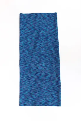 Blue Space Dye Fleece Gaiter