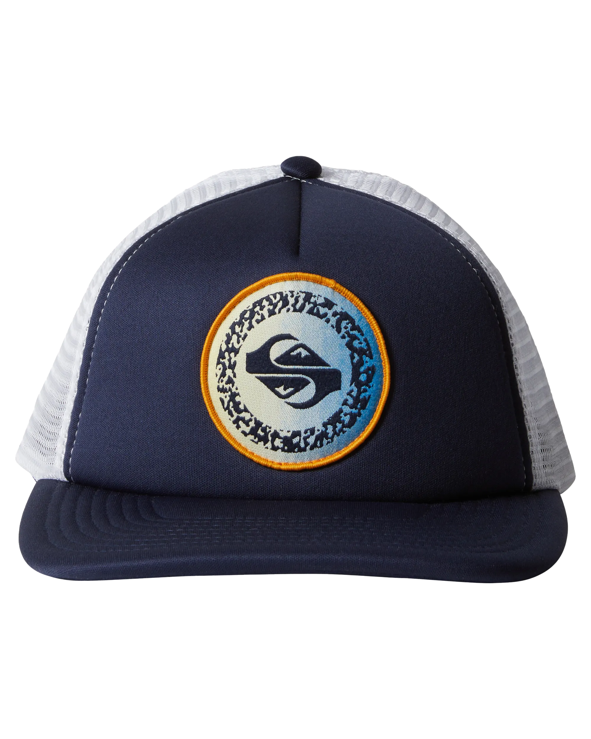 Boys Slab Scratch Trucker Cap in Navy Blazer