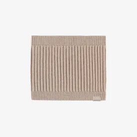 Cache-cou en tricot crème, bébé || Cream knitted neck warmer, baby