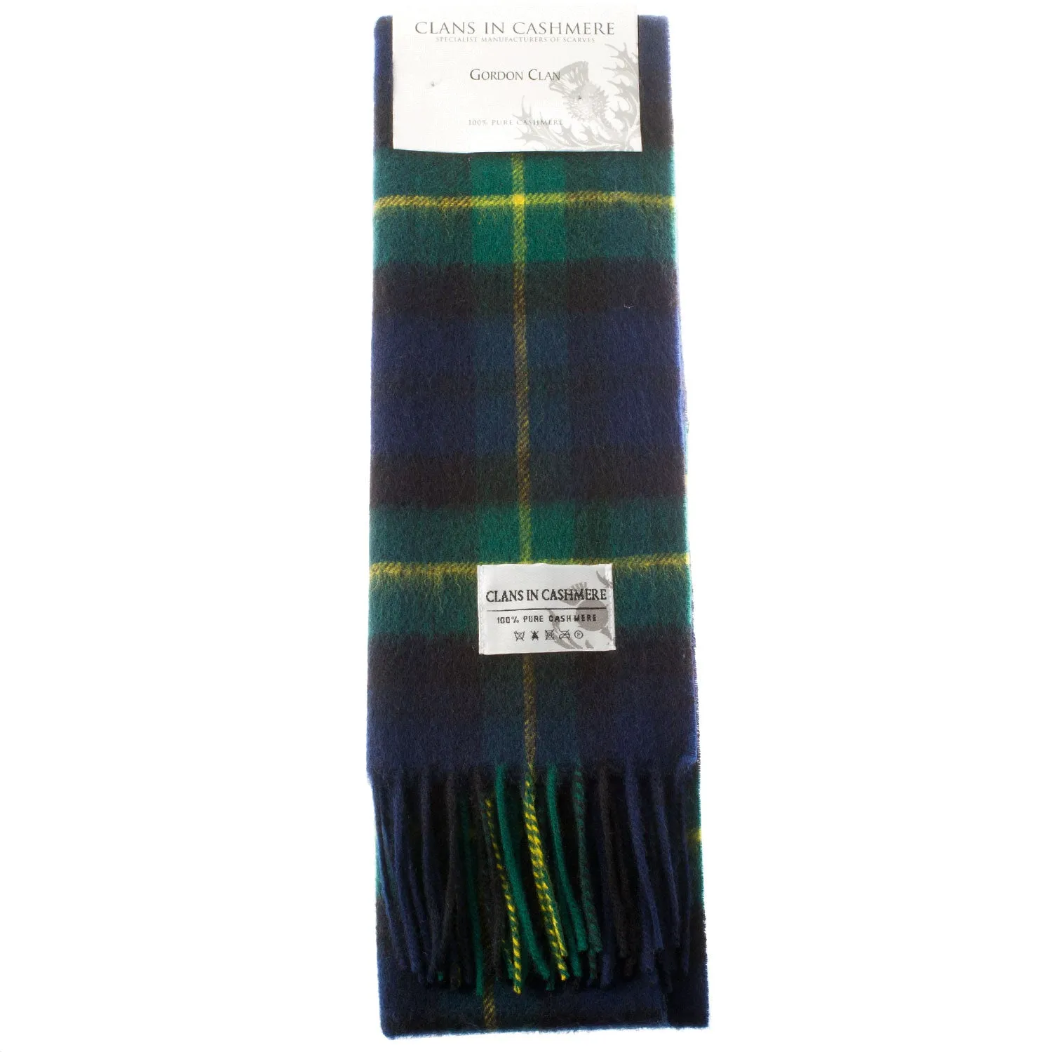 Cashmere Scottish Tartan Clan Scarf  Gordon Clan