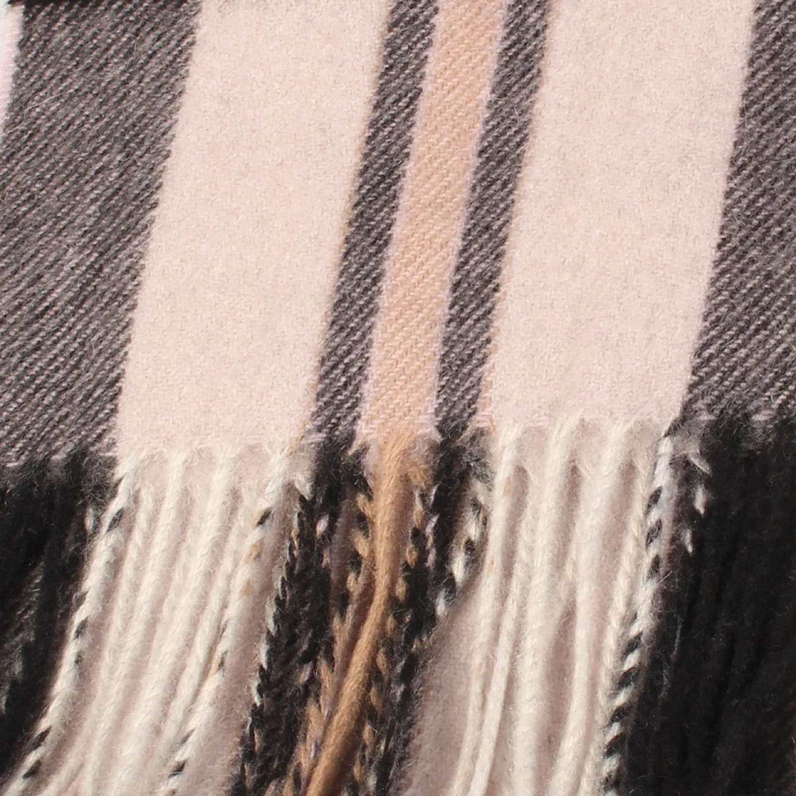 Cashmere Scottish Tartan Scarf Amplified Thomson Pink