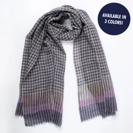 Classic Mini Plaid Scarf