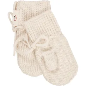 Copenhagen Colors Cream Merino Wool Knitted Baby Mittens