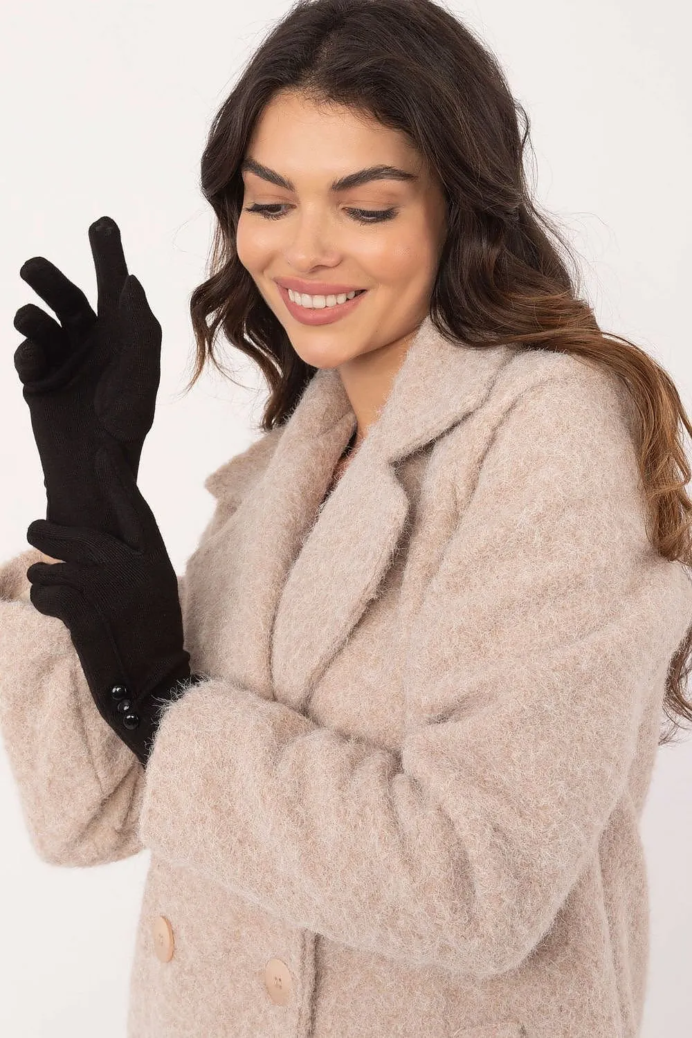 Cotton Warm Gloves Black