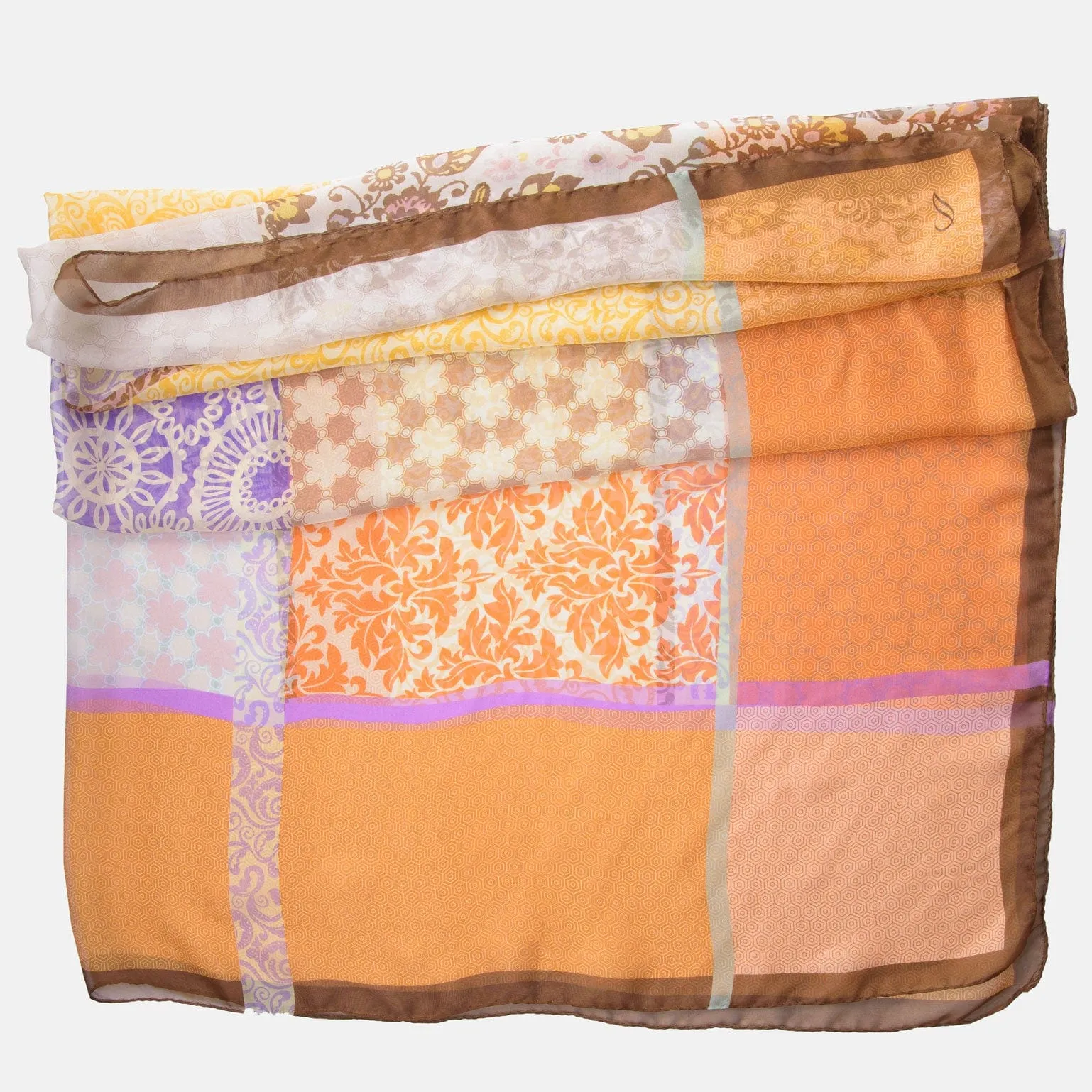 Dafne - Large Silk Scarf - Sunrise