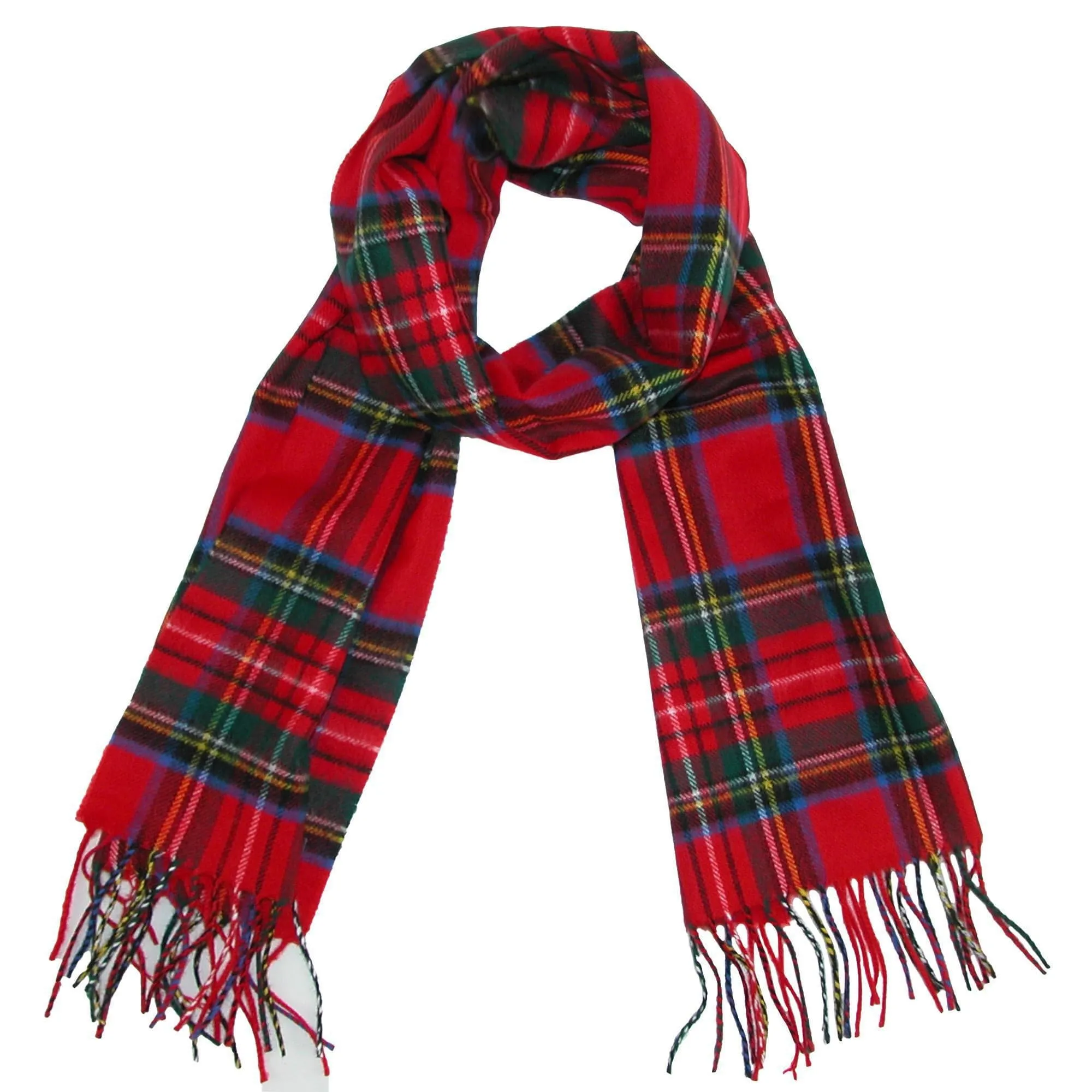 David & Young Soft Plaid Winter Scarf