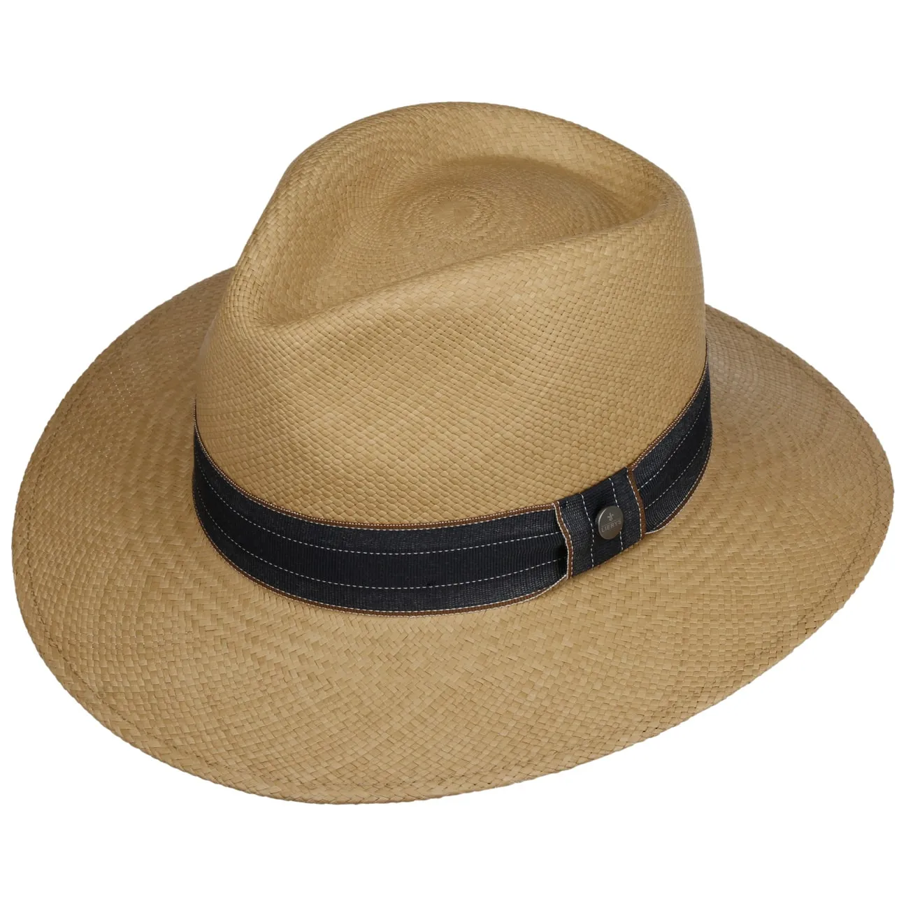 Denim Band Traveller Panama Hat by Lierys