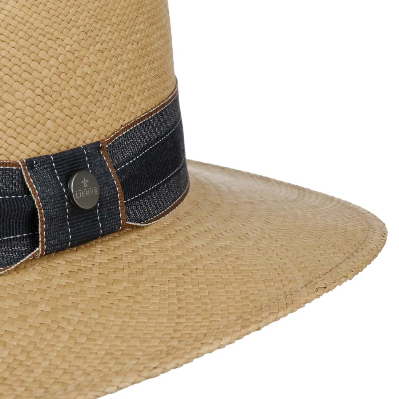 Denim Band Traveller Panama Hat by Lierys