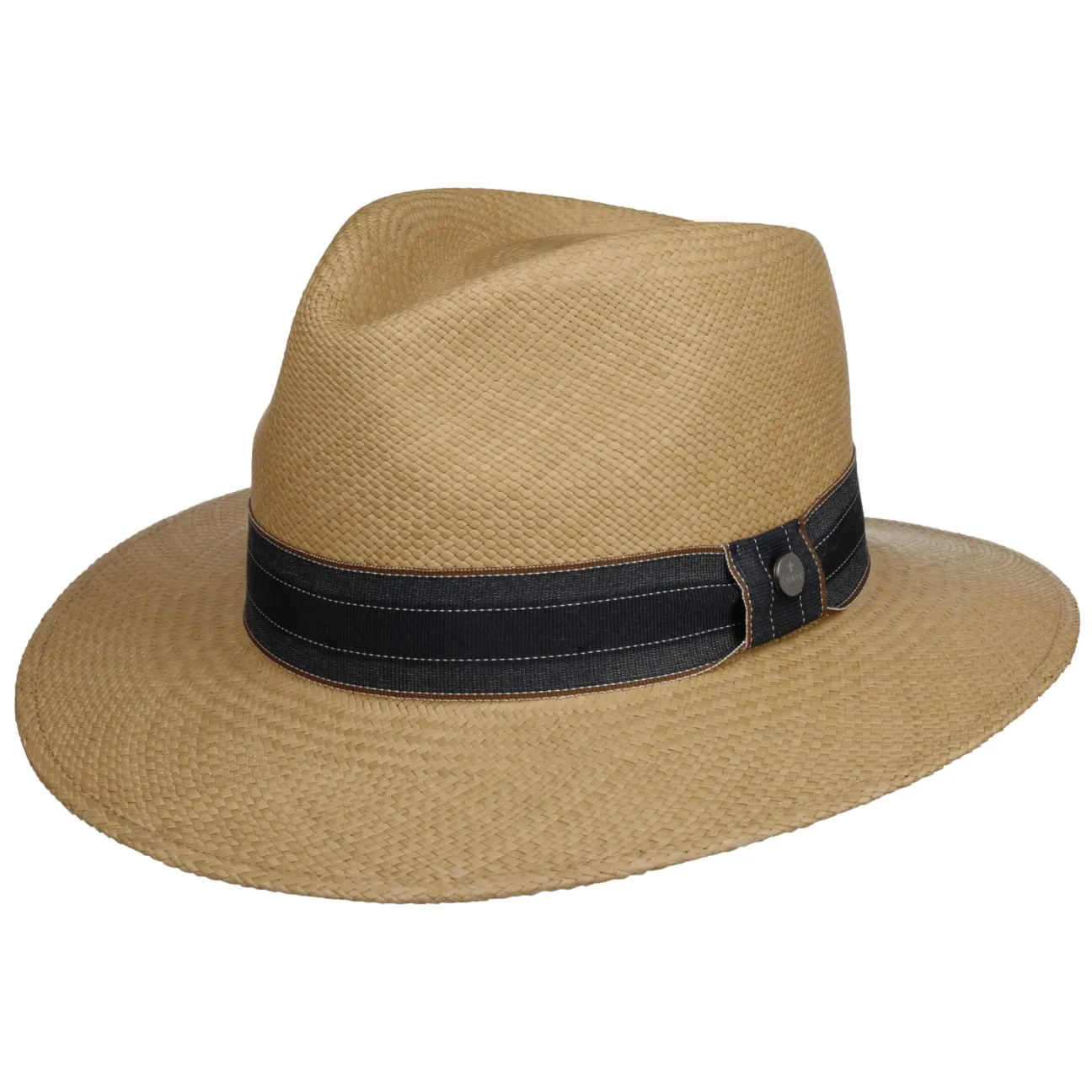 Denim Band Traveller Panama Hat by Lierys