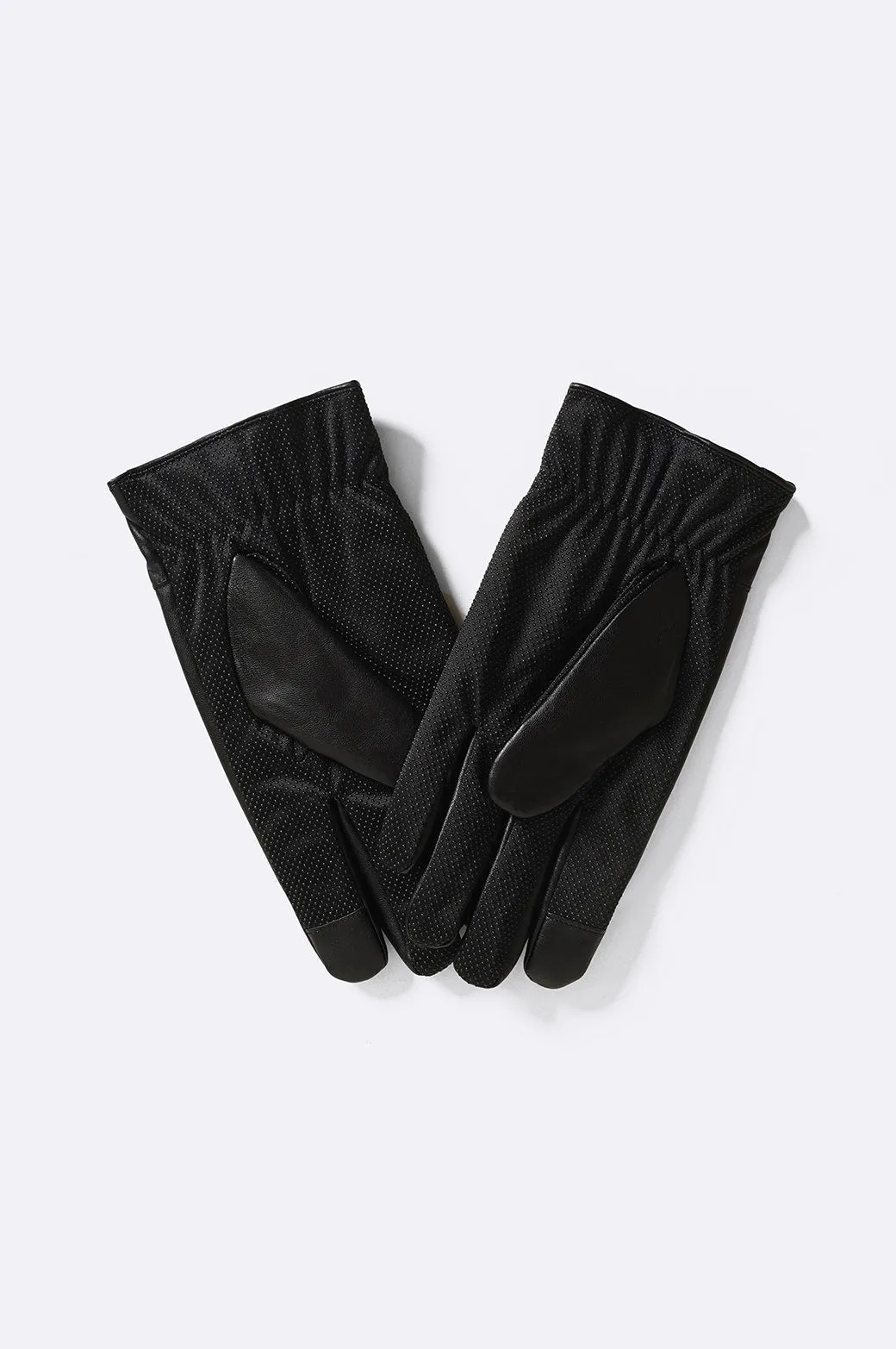 FAUX LEATHER GLOVES