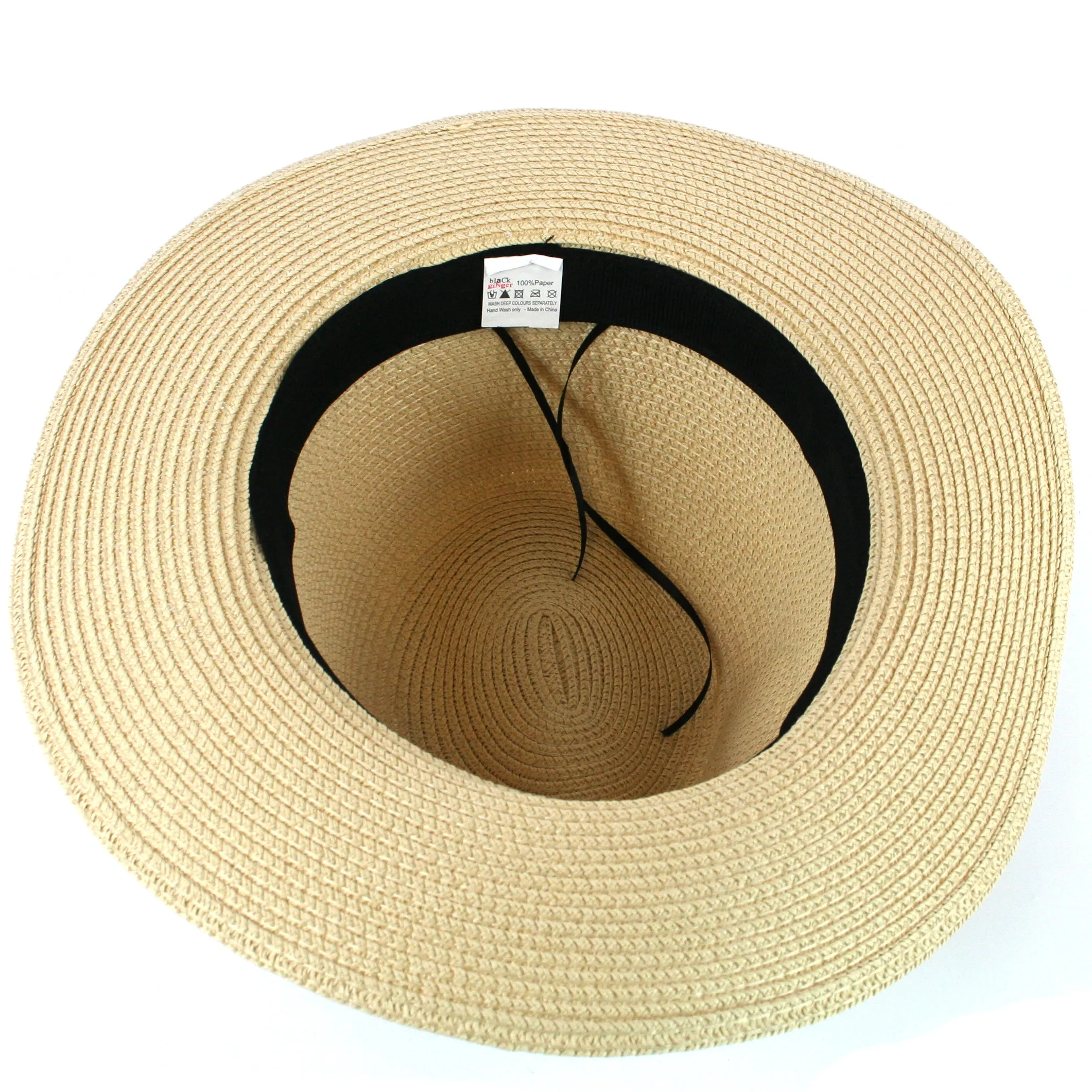 Folding Travel Panama Sun Hat (57cm)