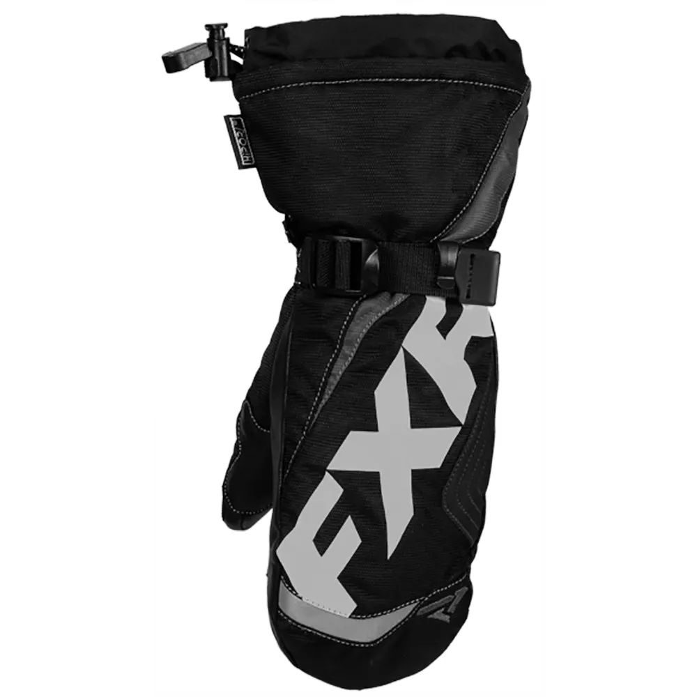 FXR Child Helix Race Snowmobile Mittens Black