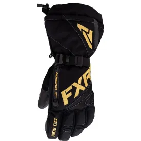 FXR Fuel Snowmobile Gloves Black/Gold