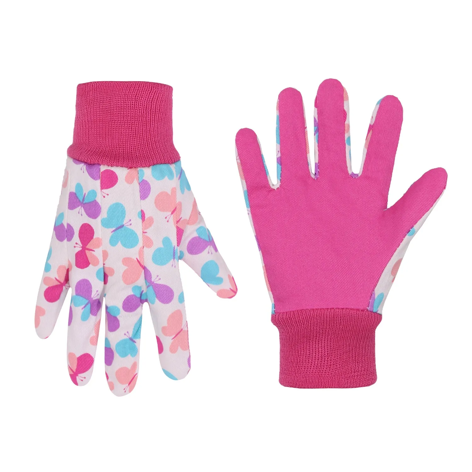 Handlandy Soft Children Kids Garden Working Gloves for Boys Girls 5094