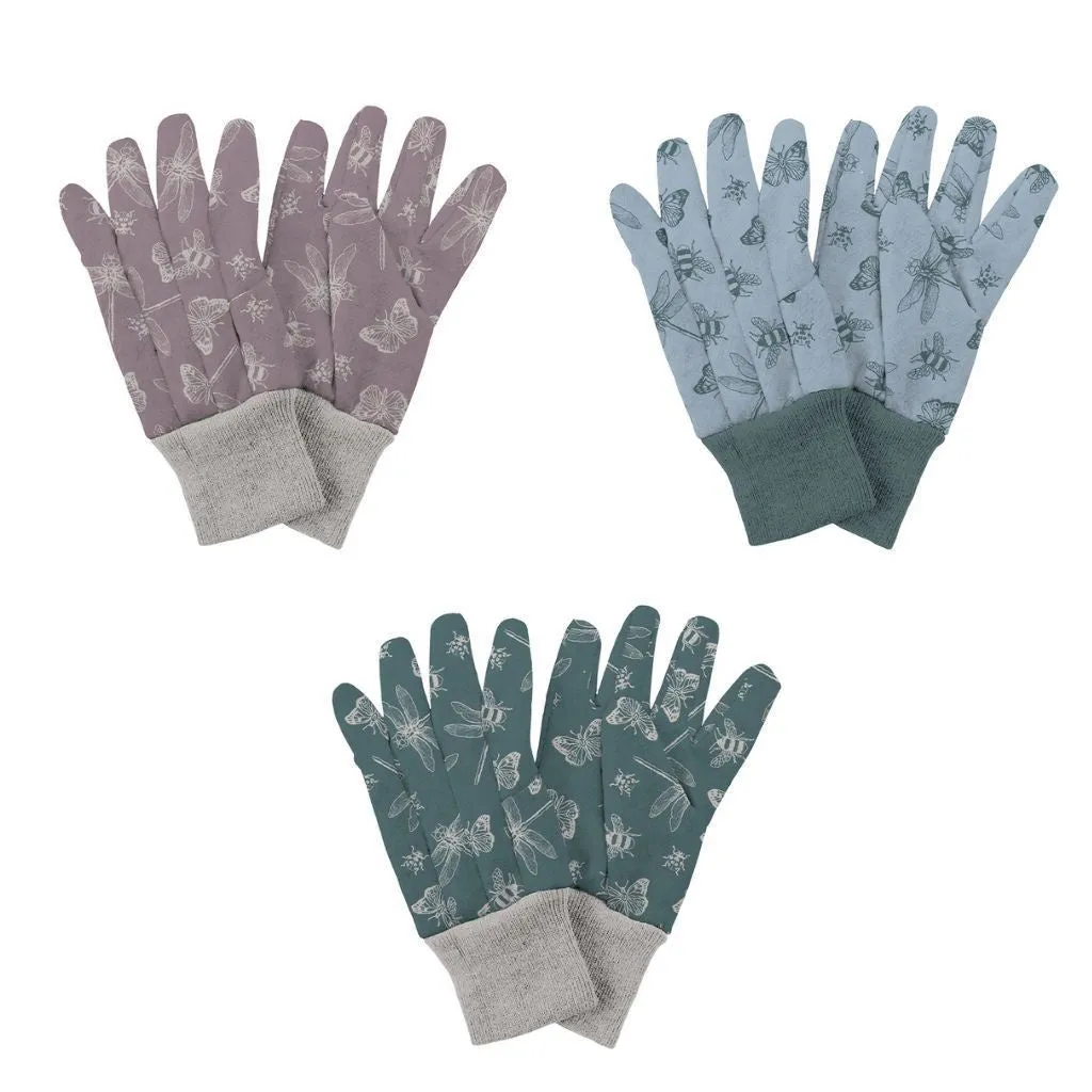 Kent & Stowe Jersey Cotton Grip Gloves Triple Pack