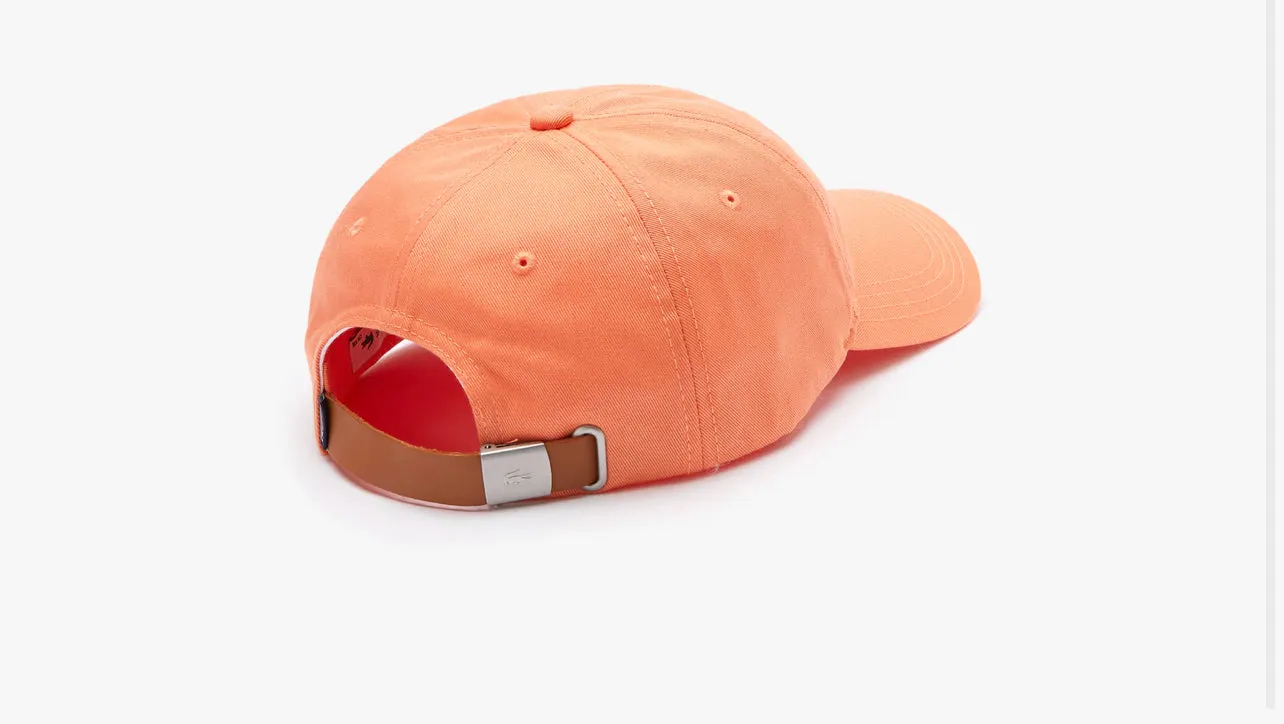 LACOSTE BIG GATOR CAP- ORANGE-NPB