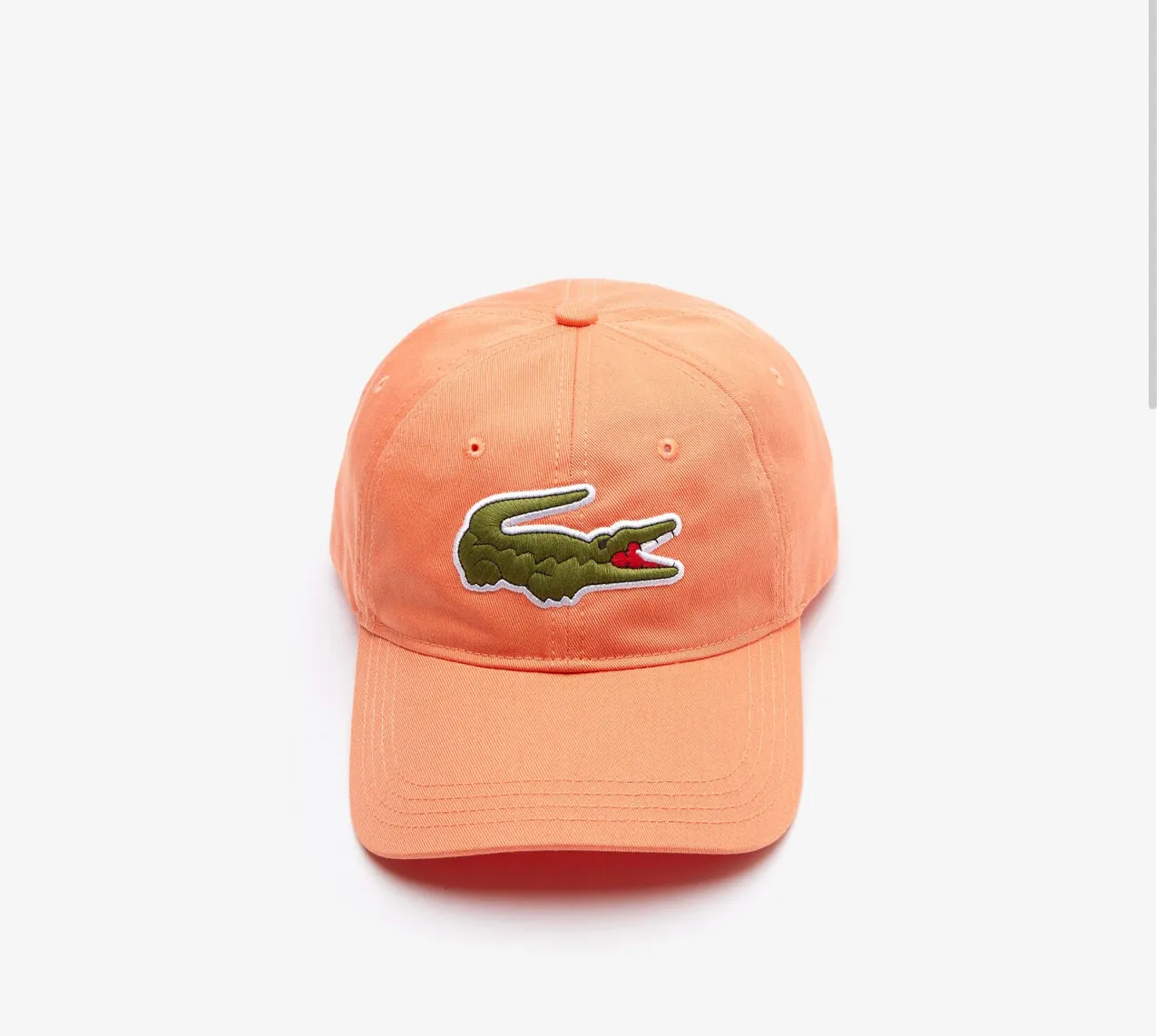 LACOSTE BIG GATOR CAP- ORANGE-NPB