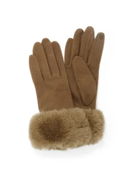 Lara Faux Fur Trim Glove