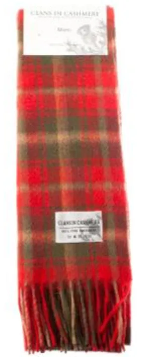 Maple Leaf Tartan Cashmere Scarf