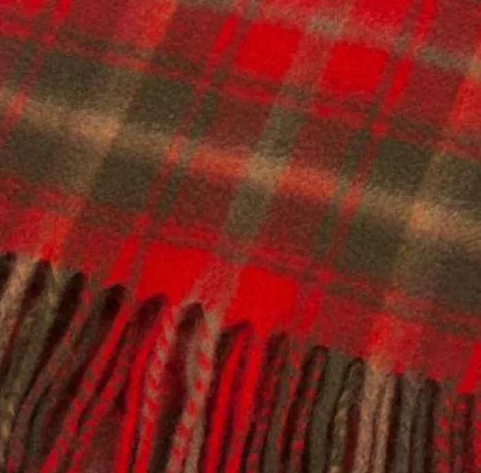 Maple Leaf Tartan Cashmere Scarf