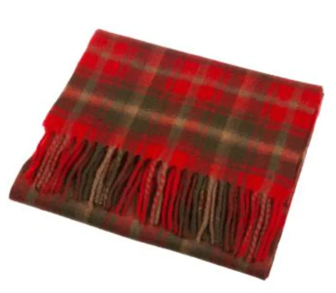 Maple Leaf Tartan Cashmere Scarf