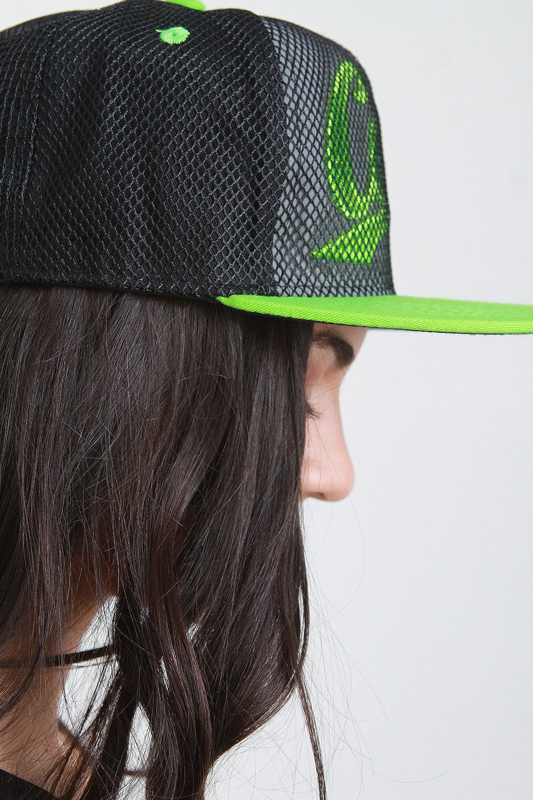 Mesh Overlay Cali Snapback Cap