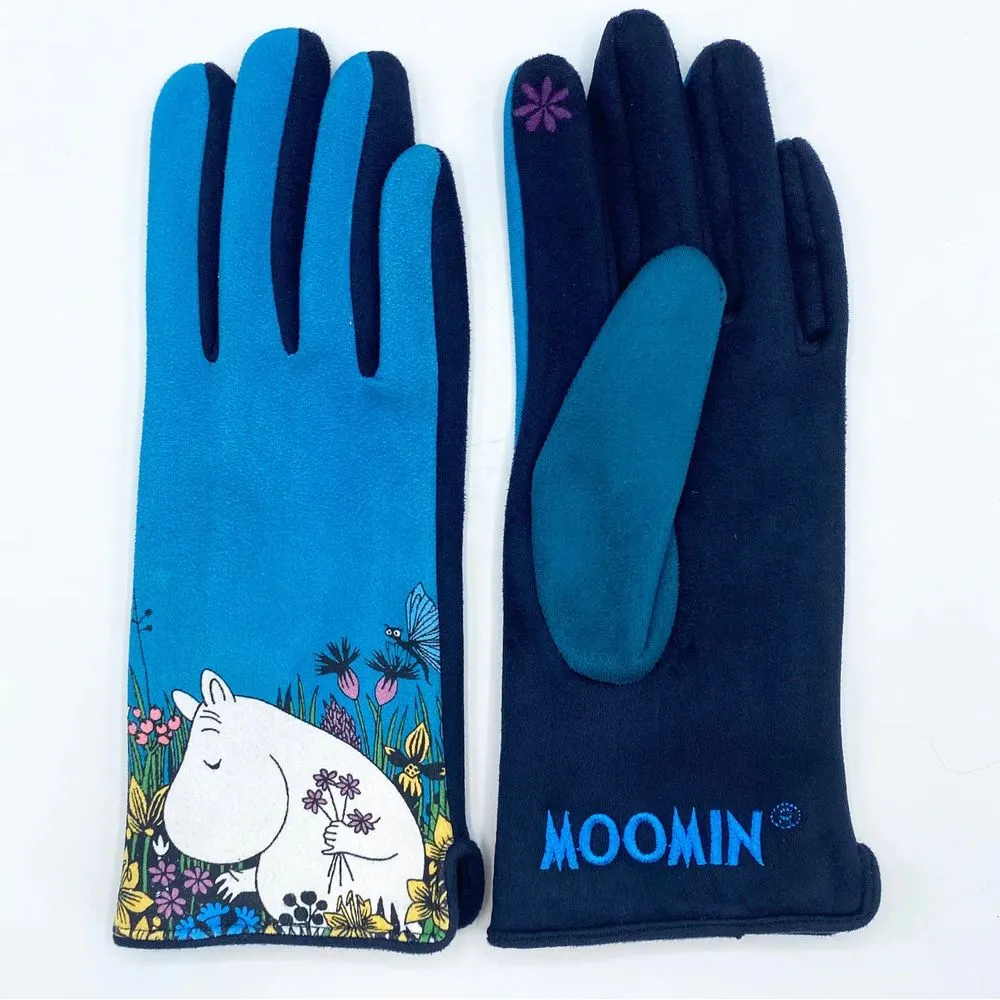 Moomin Gloves Picking Flowers