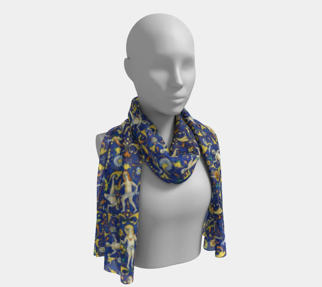 "Adam & Eve" Long Scarf