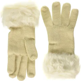 Regatta Luz II Fur Trim Gloves - Cream