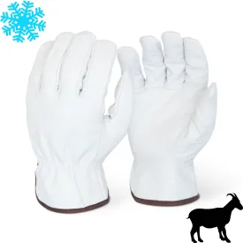 Single Pair - Premium Grade Goatskin Fleece Lined Driver Glove