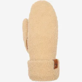 Sophia (beige) - Ultra-soft teddy mittens with warm faux fur lining