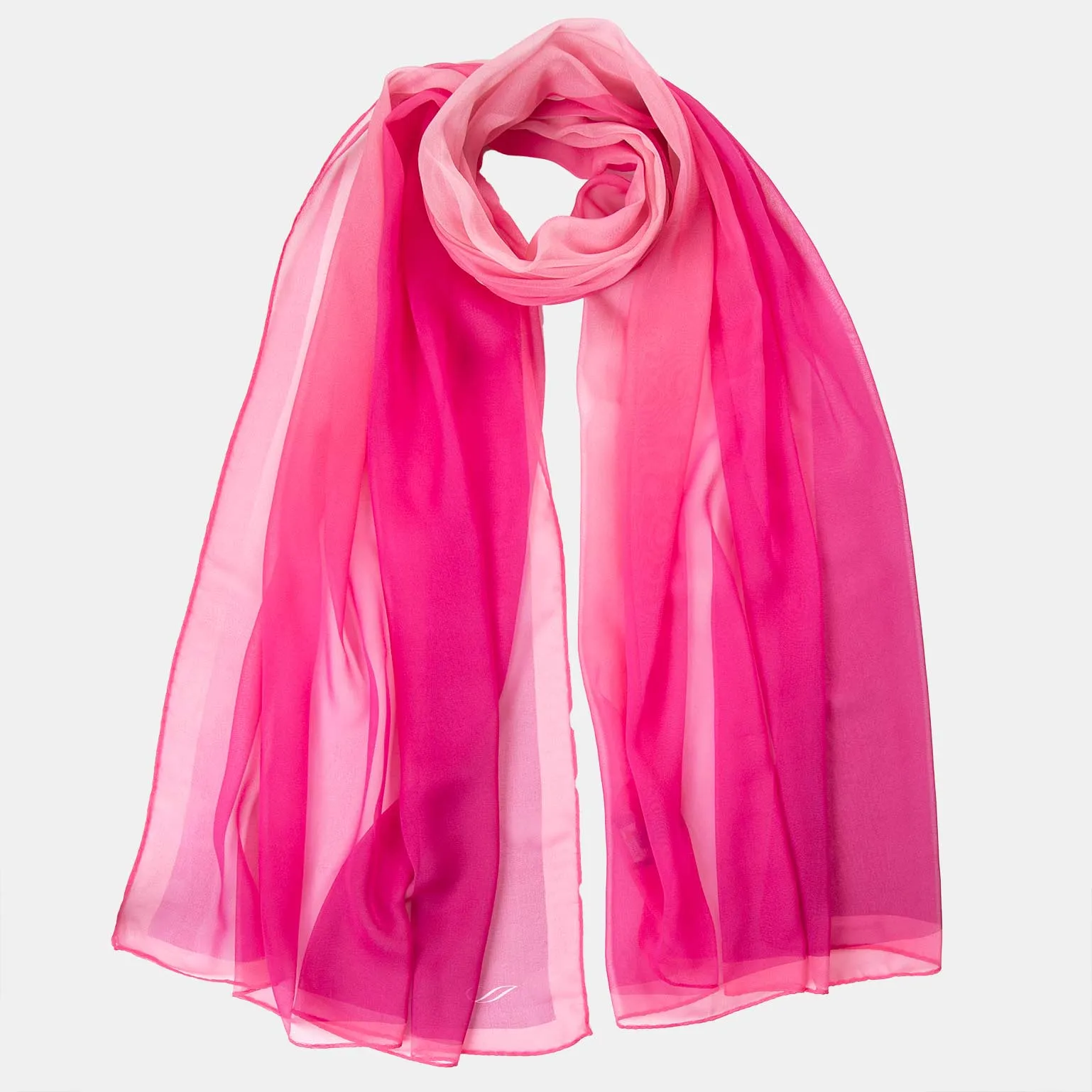 Sophia - Silk Scarf/Shawl - Fuchsia