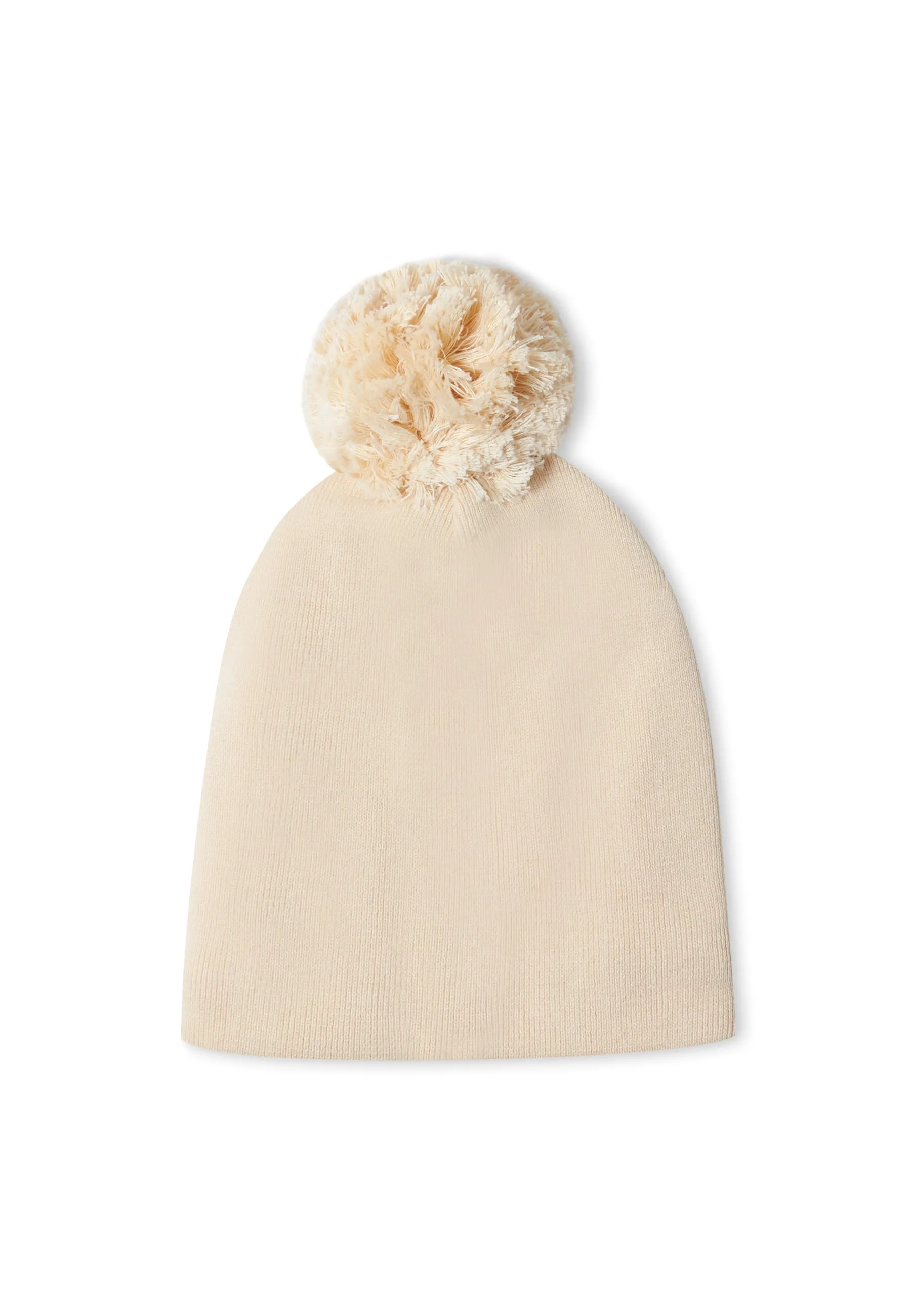 Stellou & Friends 100% Cotton Hat with Fleece Lining Beanie with Pom Pom for Toddler Kids Boys and Girls 1-3 Years Old