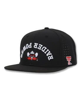 Texas Tech Dark Horse Raider Power "Upside Down" Sport Snapback Cap