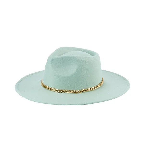 Thunder Chick Fitness Chain Belt Fedora Hat