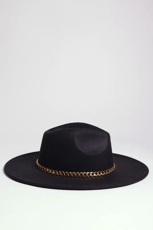 Thunder Chick Fitness Chain Belt Fedora Hat