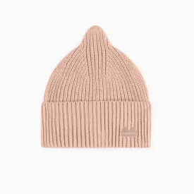 Tuque rose de maille, bébé || Pink knitted toque, baby