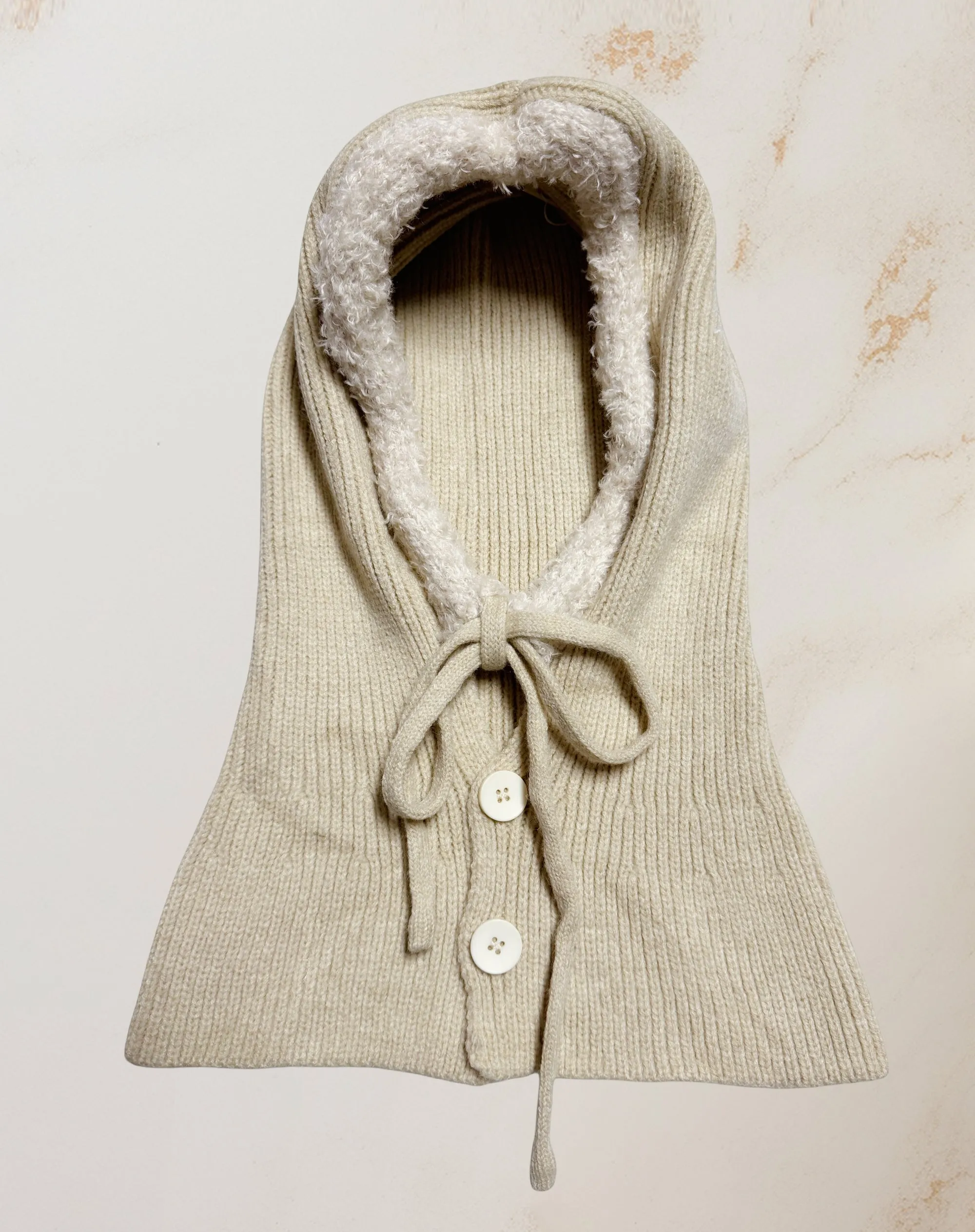 Unisex Convertible Hooded Scarf with Button Closure