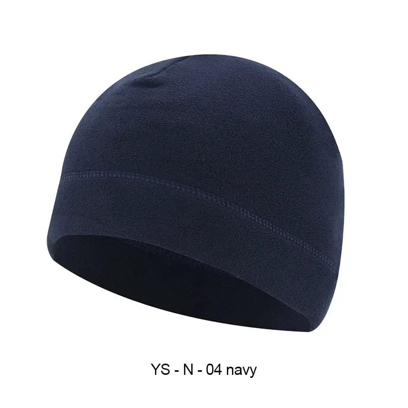 Unisex Warm Fleece Fabric Hats Fishing Cycling Hunting Military Men Caps Windproof Thermal Motorcycle Bicycle Helmet Inner Cap