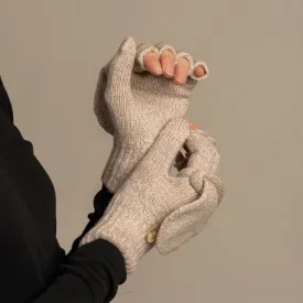 Women's Knit Convertible Mittens Merino