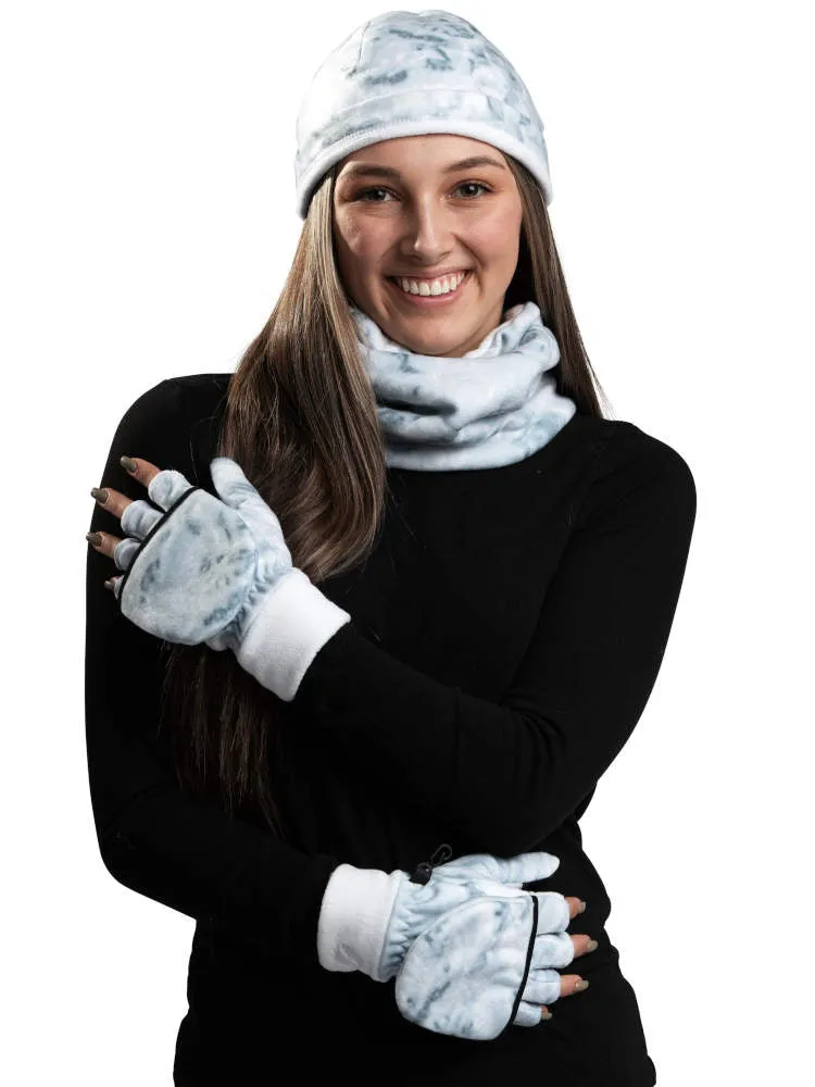 Womens Reversible Polar Fleece Neck Gaiter | Aqua Design