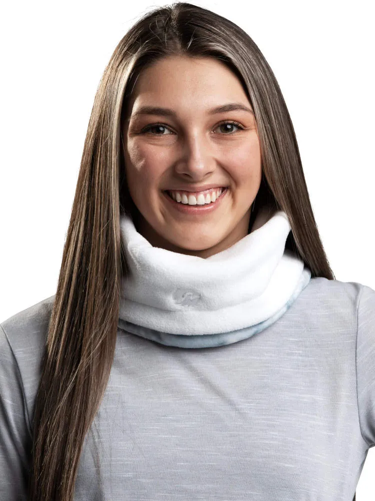 Womens Reversible Polar Fleece Neck Gaiter | Aqua Design